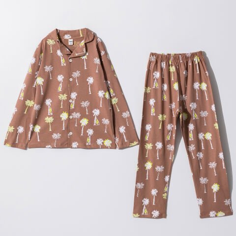 Tuffy Palmiye Temalı Erkek Çocuk İkili Pijama Takımı-1061