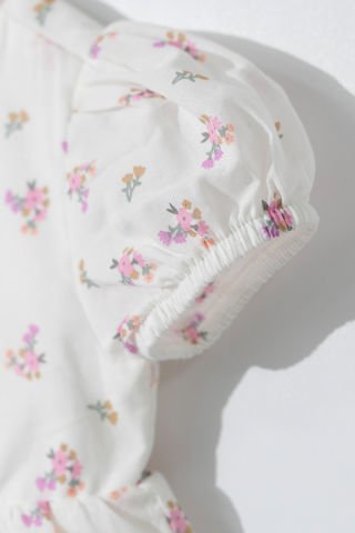 Tuffy Çizgi Şerit Detaylı Kız Bebek Elbise-1209