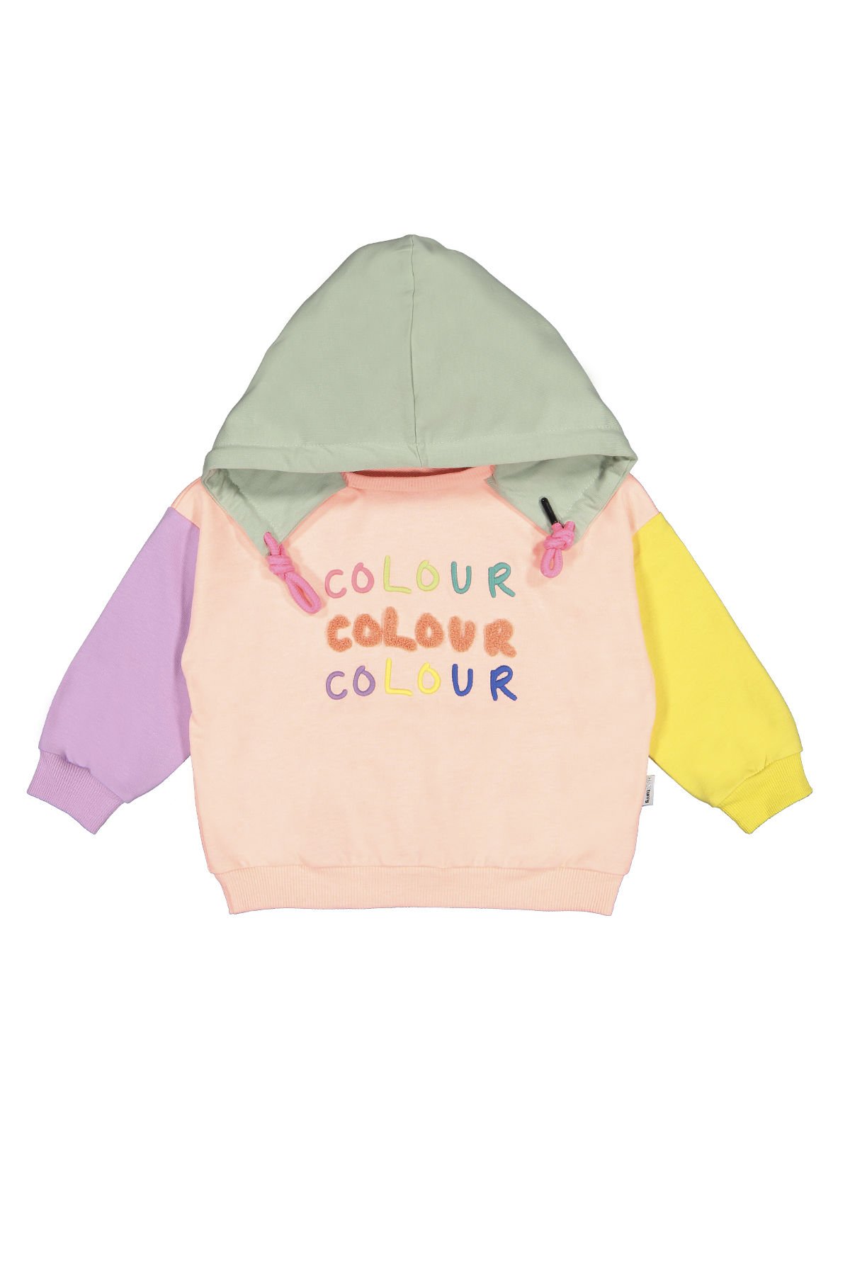 Tuffy Colour Detaylı Kapüşonlu Kız Çocuk Sweatshirt-6054