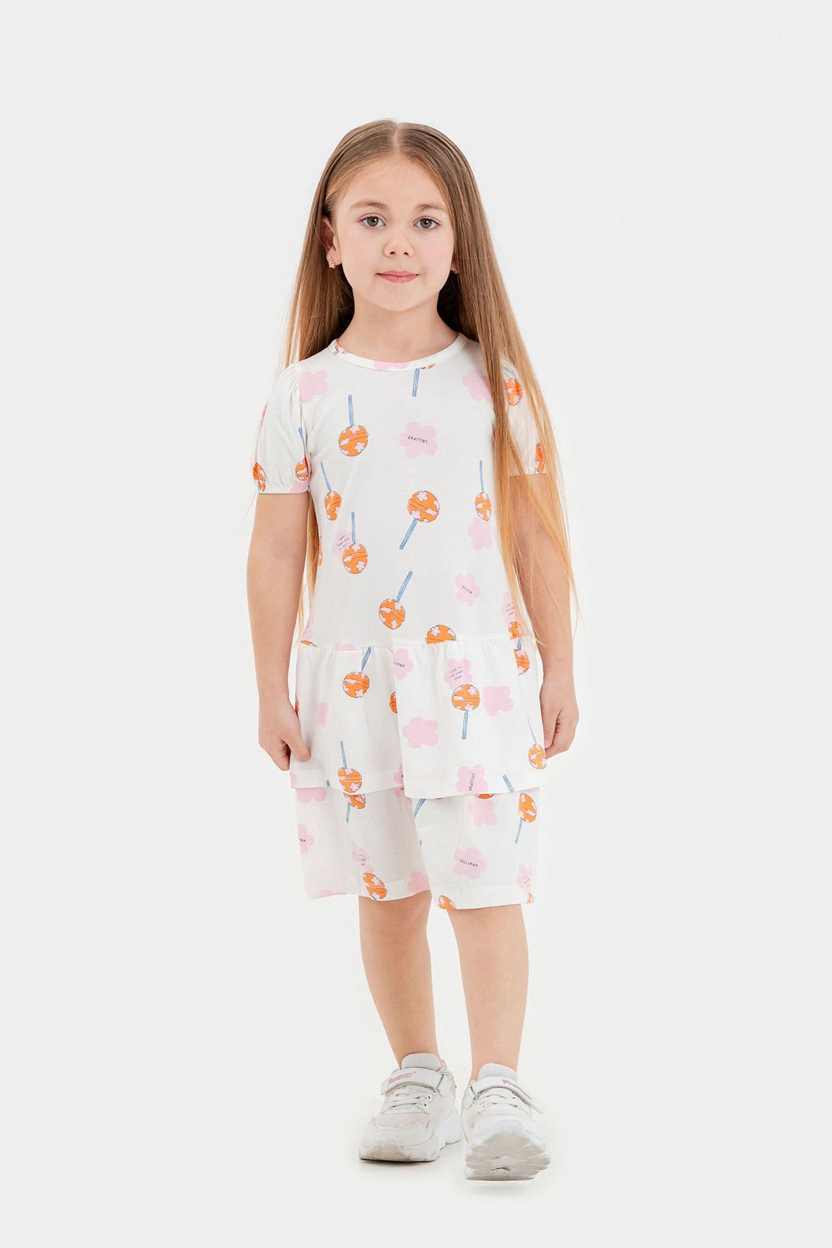 Tuffy Farklı Temalı Kız Çocuk Elbise-1258