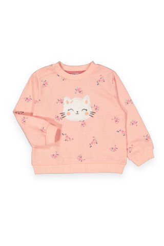 Tuffy 6-18 Ay Kız Bebek Cat Sweatshirt- 09