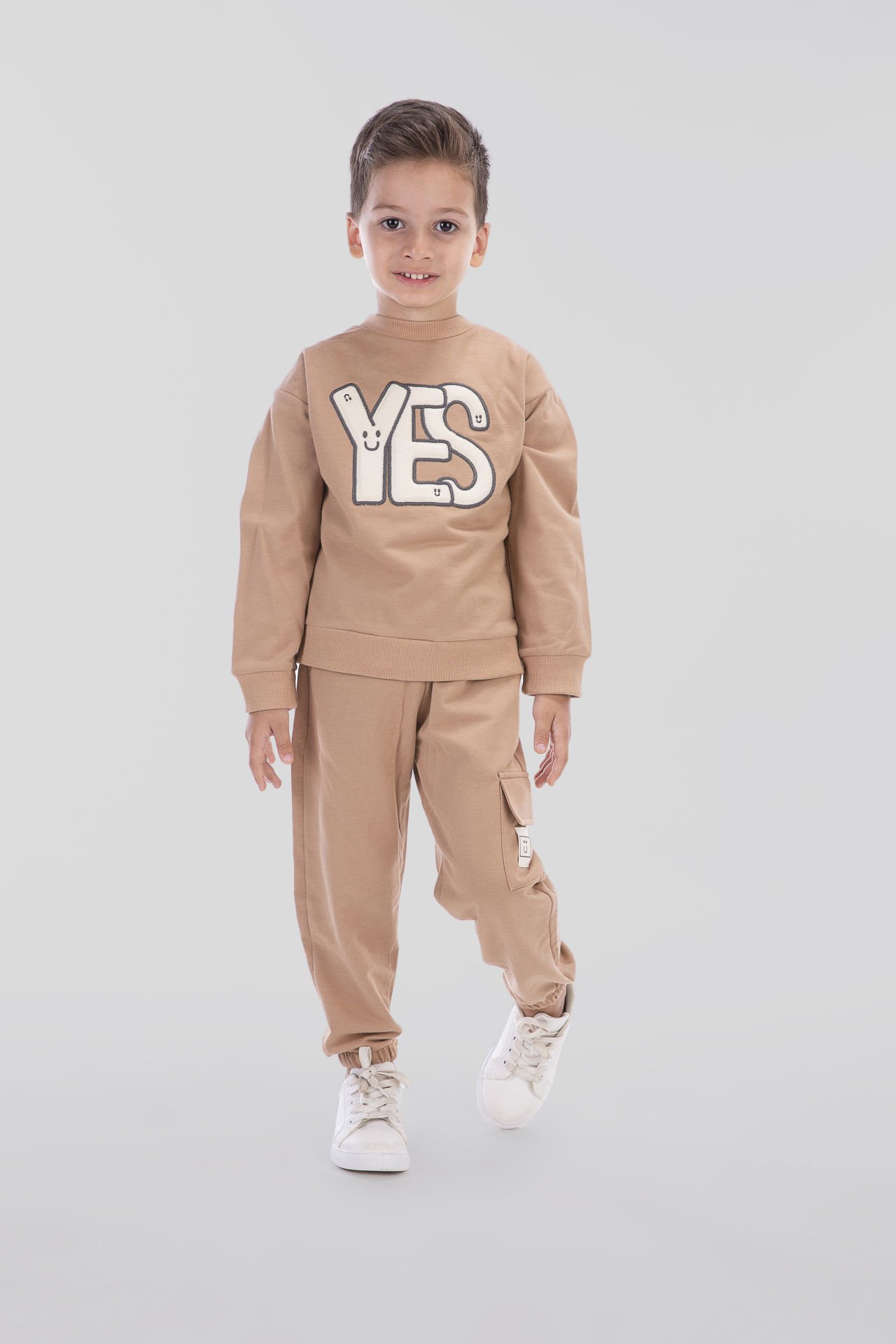 Tuffy Yes Baskılı Erkek Çocuk İkili Takım-0852