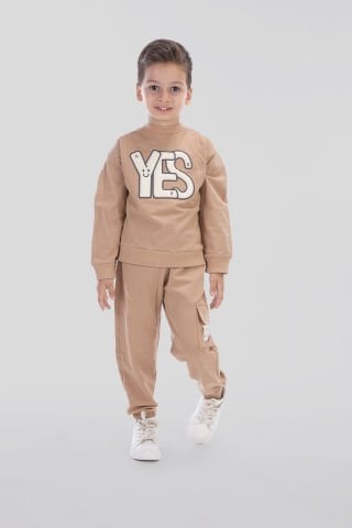 Tuffy Yes Baskılı Erkek Çocuk İkili Takım-0852