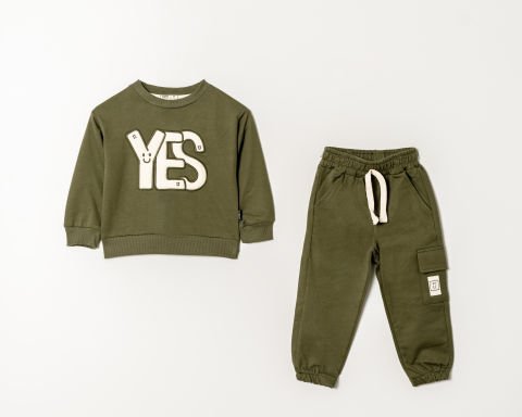 Tuffy Yes Baskılı Erkek Çocuk İkili Takım-0852