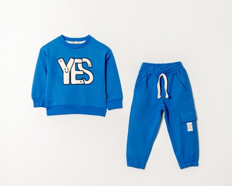 Tuffy Yes Baskılı Erkek Çocuk İkili Takım-0852
