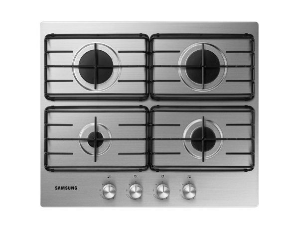 Samsung NA64H3110AS 60 cm Inox Ankastre Ocak, Emaye Izgara