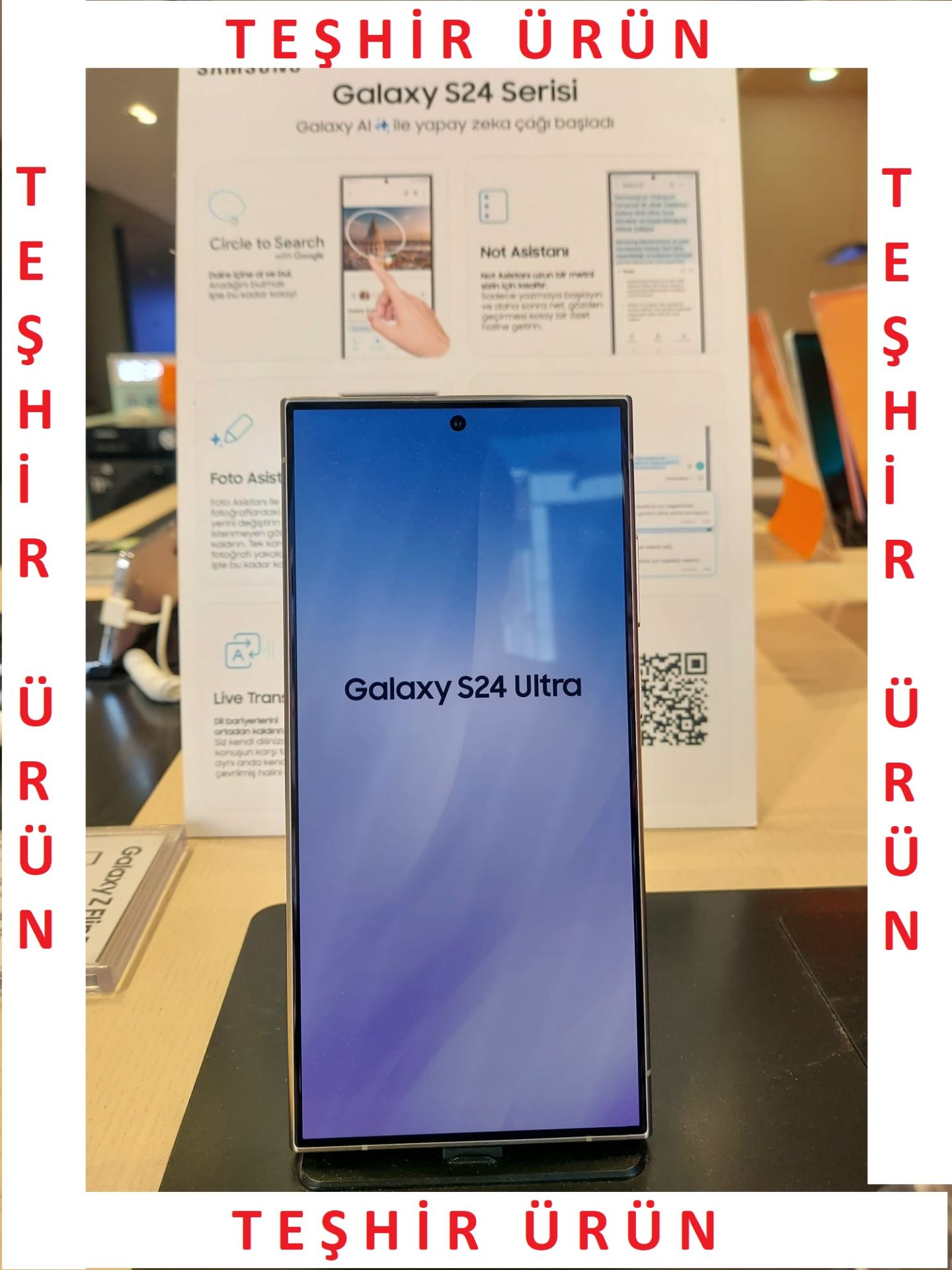 Samsung Galaxy S24 Ultra 256 GB Titanyum Gri