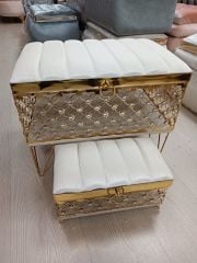 Kadife Kapaklı Metal Sandık