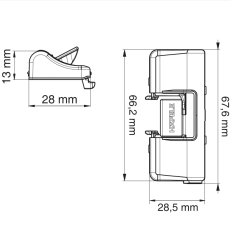 Hafele Metallamat Yavaşlatıcı Klipsli 110°