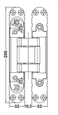 Hafele Cdh 120 Gizli Menteşe Mat Siyah 140kg