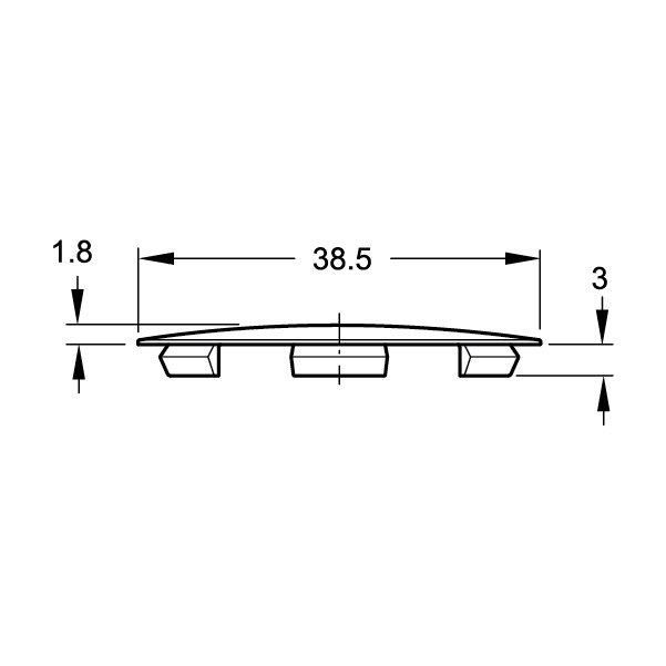 Hafele Maxifix Kapak (10 Adet), Beyaz