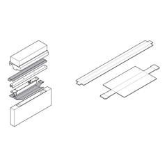 Hafele Yangın Koruma Levhası DCL 33 Gizli Kapı Kapatıcı İçin 2mm