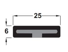 Hafele Yangın Fitili Kahverengi 15x6x2100mm