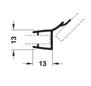 Hafele SDS02 Cam Kapı Fitili C/C 135° 8-10/2500