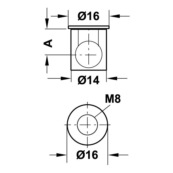 Hafele Stablofix Pimli Bağlantı Gövdesi 18mm (10 Adet)