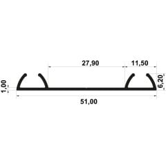 Hafele M.Soft/Enter 60 Alt Ray İkili Alü. Elo. 3.5m