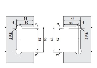 Hafele Citius 04 Menteşe C/c 135° Mat Altın