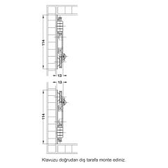 Hafele Slıdo Eclıpse 16 If Ray Seti 664Mm