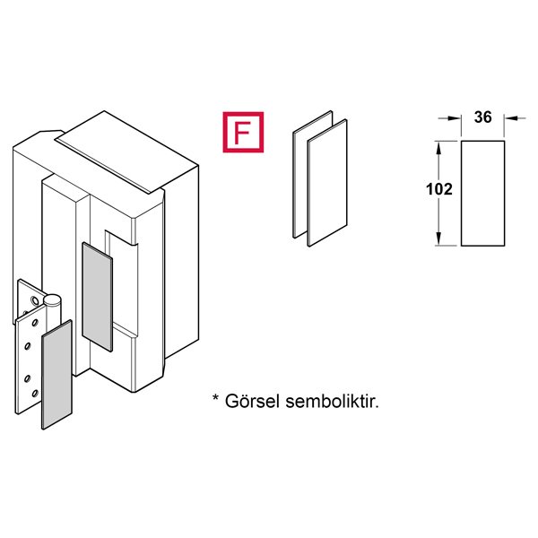 Hafele Koruma Levh.Cdh60I Ment.İçin,1Mm