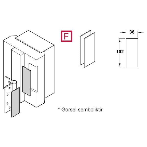 Hafele Koruma Levh.cdh60 İçin,1mm