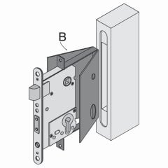 Hafele Koruma Levh. 65X72Mm Kilit İçin 1Mm