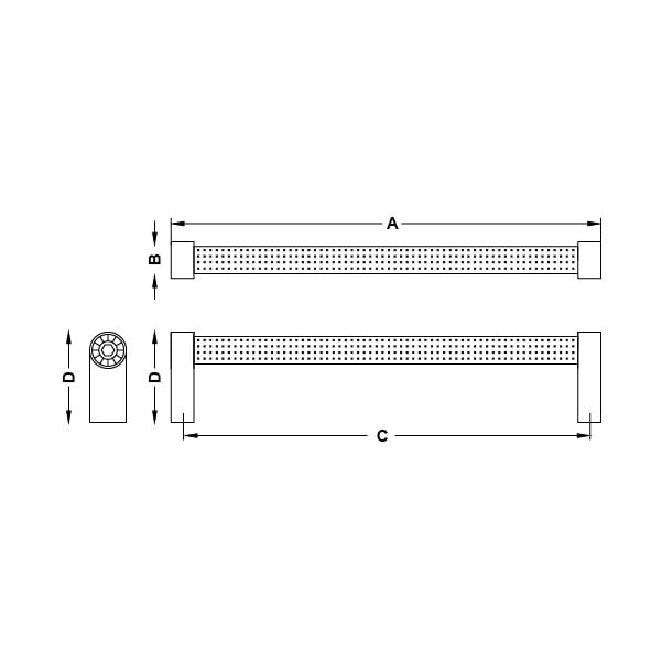 Hafele Mobilya Kulpu Verona Mk 160mm Mat Altın