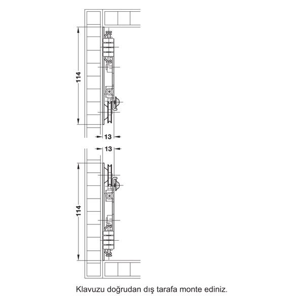 Hafele Slido F-park71 16a Ray Seti 504mm