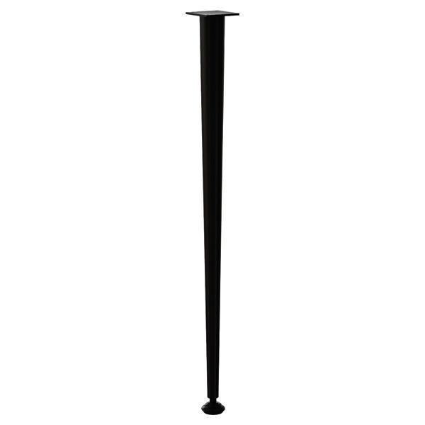 Hafele Dora Ahşap İçin Masa Ayağı 42-16x710mm, Siyah Renk
