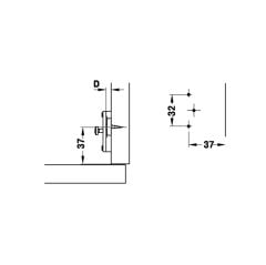 Hafele M Mini H Taban (312.40.700 için) 0mm