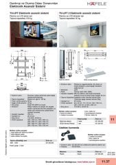 Hafele Tv-Lift2 Uzaktan Kumanda