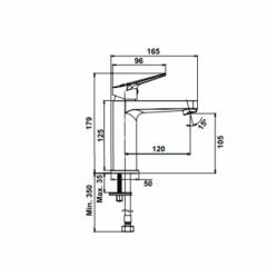 Hafele Lavabo Bataryası Vog Bronz