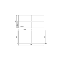 Hafele WOODY Aksesuar bölm.259x129x100mm,siyah