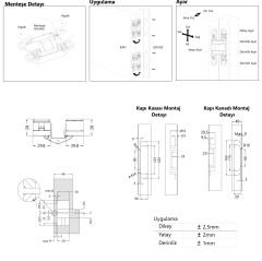 Soho Gizli Menteşe SH-3D-160 Ayarlı 100 Kg Mat Krom