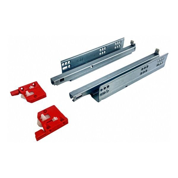 Hafele Pow Gizli Ray Tek Açılım Yavaşlatıcılı 25kg 18/250mm
