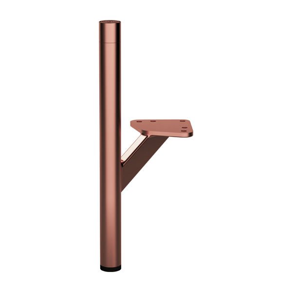Hafele Lungo Mobilya Ayağı, Parlak Rose 250 Mm