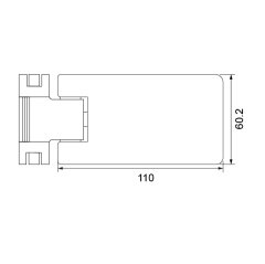 Hafele Cam Menteşesi Cam/Cam 90° Krom Parlak