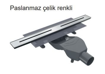 Hafele Streamline Duş Kanalı Yatay 800mm Paslanmaz çelik