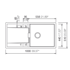 Schock Granit Evye Cristadur Mono D-100L Twilight