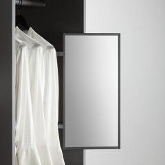 Hafele Reflect02 Raylı Ayna 455x40x565mm, Beyaz