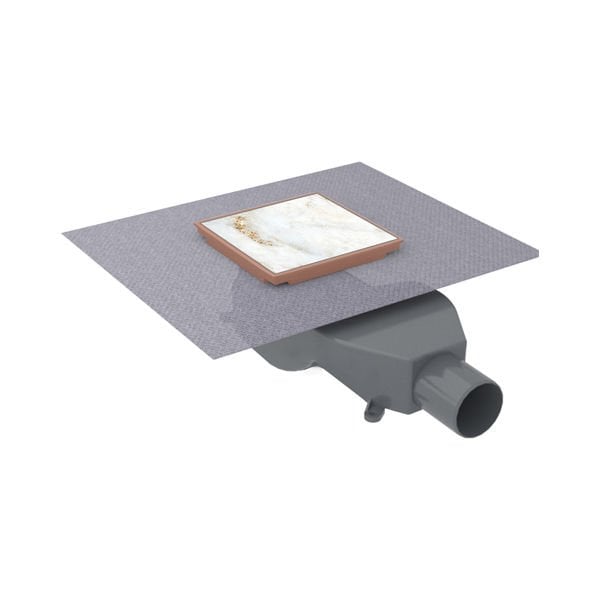 Hafele Ventus Yer Süzgeci Yatay 100x100 Parlak Rose