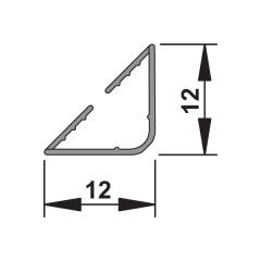 Hafele Yangın Fitili 12X12X2100mm Kahve Renk