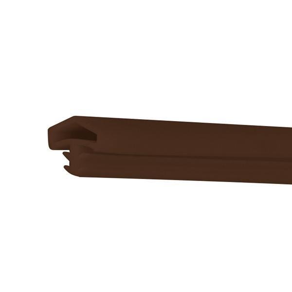 Hafele F03 Ortadan Basan Çatı Tipi Kapı Fitili 12mm, Kahve Renk