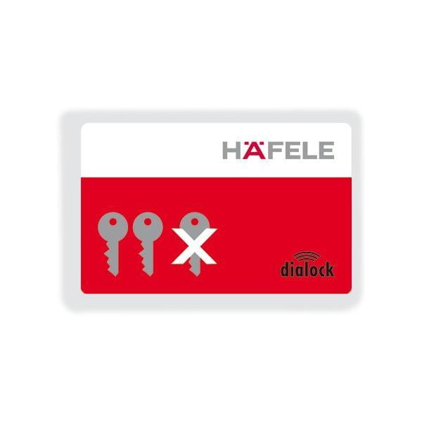 Hafele Programlama Kartı, Kırmızı Silme, Mifare