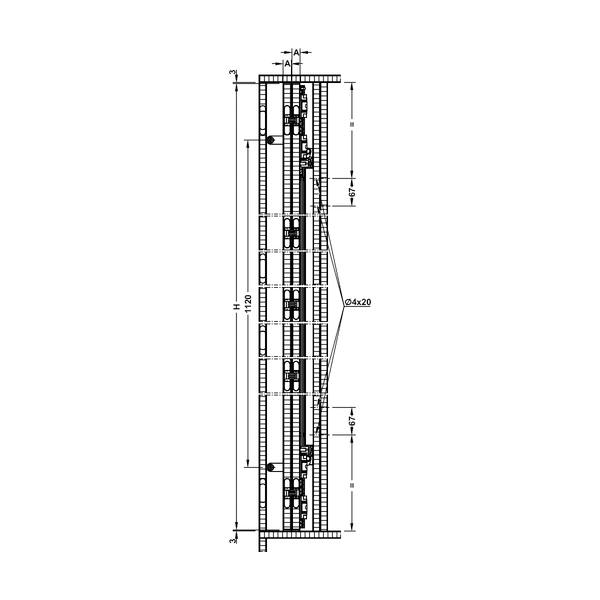 Hafele Slido Spinfront 60 Set 805/1990-2200mm