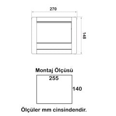 Hafele Goo P2 Priz Ups, Cat6, Cat3, Hdmı, Usb Antrasit Renk