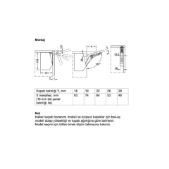 Hafele Free 3.15 Makas Seti E Antrasit