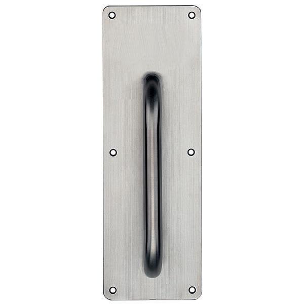 Hafele İtme Plakası Kollu 100x300mm Mat Paslanmaz çelik