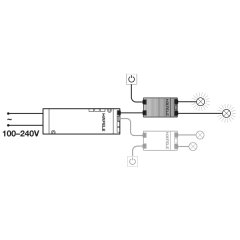 Hafele 3 Çıkışlı Çoklayıcı, 12V Plastik Siyah Renk