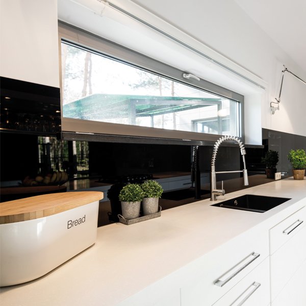 Hafele Alusplash Mutfak Tezgah Arası Kaplama Stardust Black/first Frost