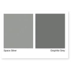 Hafele AluSplash Mutfak Tezgah Arası Kaplama Graphite Grey/Space Silver